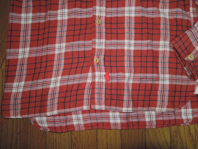 Anachronorm アナクロノーム チェックシャツ 00 赤系 加工 ネルシャツ 長袖シャツ < ブランド Anachronorm アナクロノーム チェックシャツ 00 赤系 加工 ネルシャツ 長袖シャツ < ブランドの