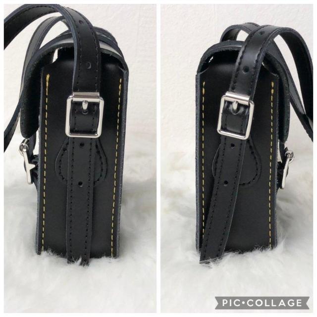 �y���g�p���zDr.Martens �h�N�^�[�}�[�`�� �T�b�`�F�� �V�����_�[�o�b�O �N���X�{�f�B �u���b�N ���U�[ �� �u�����h�� 