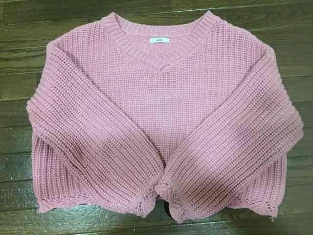 mystic ピンクざっくりゆるニット < ブランド  mystic ピンクざっくりゆるニット < ブランドの