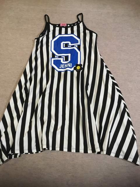 ジェニィ*ストライプ柄/ロゴプリ*キャミミニワンピ*150、中古 < ブランド  ジェニィ*ストライプ柄/ロゴプリ*キャミミニワンピ*150、中古  < ブランドの