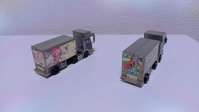 デコトラ2台セット!チョロQ当時物かなりレア! < ホビー  デコトラ2台セット!チョロQ当時物かなりレア! < ホビーの