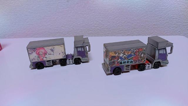 デコトラ2台セット!チョロQ当時物かなりレア! < ホビー  デコトラ2台セット!チョロQ当時物かなりレア! < ホビーの