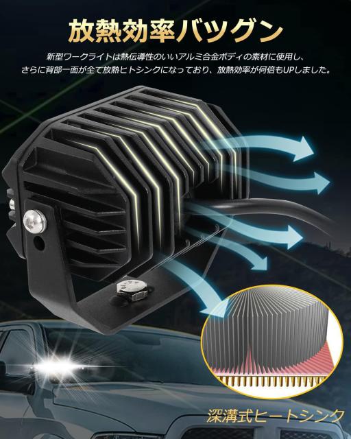 LEDƓ 60W 12V/24Vėp LED[NCg 2 4C` 6500K 16000LM  /oCN