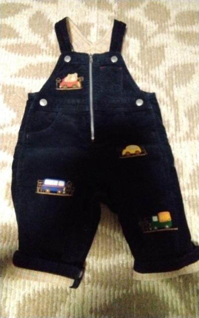 子供服  ミキハウス  コーデュロイ オーバーオール80cm < キッズ/ベビー  子供服  ミキハウス  コーデュロイ オーバーオール80cm  < キッズ/ベビーの