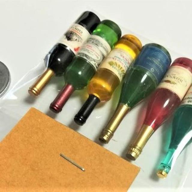 ミニチュア★ワイン&シャンパン6本セット★ドールハウス★ < おもちゃ  ミニチュア★ワイン&シャンパン6本セット★ドールハウス★ < おもちゃの