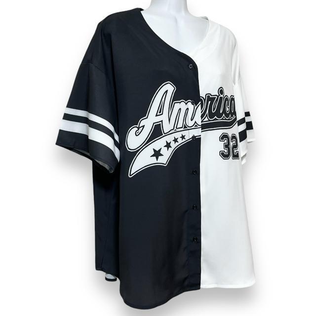 【新品/SHEIN】スポーティー☆ハーフ切替バイカラーベースボールシャツ < 女性ファッション 【新品/SHEIN】スポーティー☆ハーフ切替バイカラーベースボールシャツ < 女性ファッションの