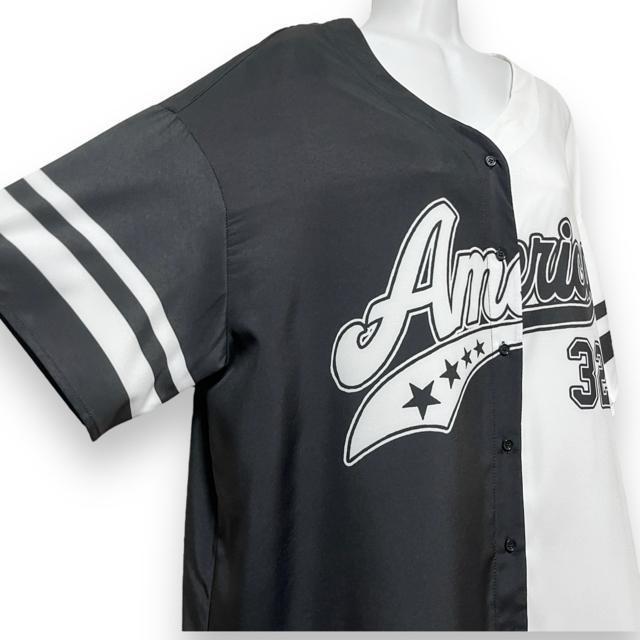 【新品/SHEIN】スポーティー☆ハーフ切替バイカラーベースボールシャツ < 女性ファッション 【新品/SHEIN】スポーティー☆ハーフ切替バイカラーベースボールシャツ < 女性ファッションの