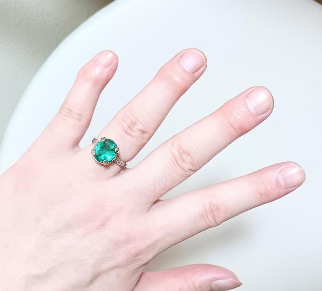 輸入宝石 パライバトルマリンリング size約15号 < 女性アクセサリー/時計  輸入宝石 パライバトルマリンリング size約15号 < 女性アクセサリー/時計の