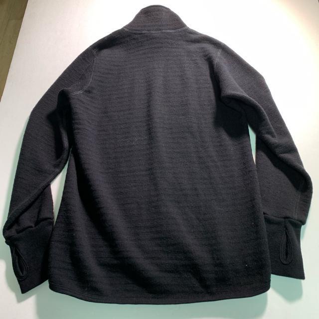 Woolpower ドライバーズニット ジップアップセーター ニット M 黒 ジップブルゾン ハイネック スウェーデン製 < 男性ファッション Woolpower ドライバーズニット ジップアップセーター ニット M 黒 ジップブルゾン ハイネック スウェーデン製 < 男性ファッションの