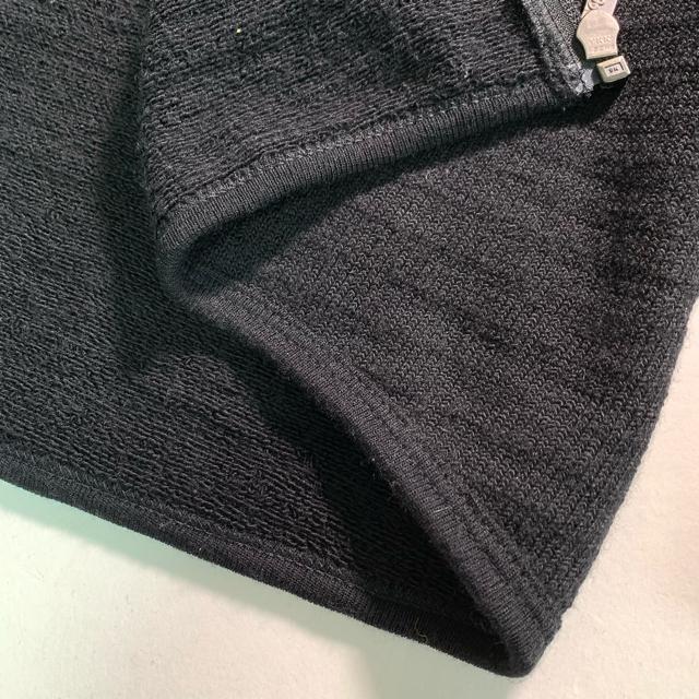 Woolpower ドライバーズニット ジップアップセーター ニット M 黒 ジップブルゾン ハイネック スウェーデン製 < 男性ファッション Woolpower ドライバーズニット ジップアップセーター ニット M 黒 ジップブルゾン ハイネック スウェーデン製 < 男性ファッションの