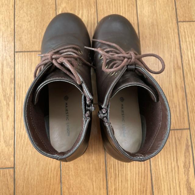 切手可 マジェスティックレゴン タンクソール編上げブーツ ショートブーツ < 女性ファッション 切手可 マジェスティックレゴン タンクソール編上げブーツ ショートブーツ < 女性ファッションの