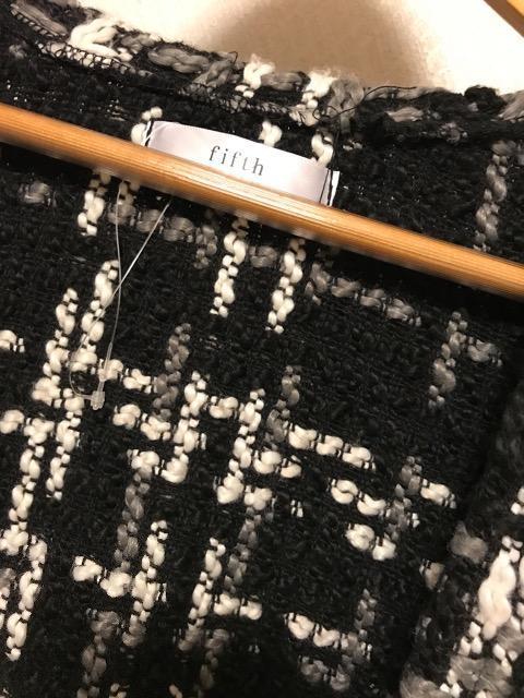 fifth ツィード風ニットカーディガン 未使用 < 女性ファッション fifth ツィード風ニットカーディガン 未使用 < 女性ファッションの