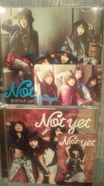 激レア!☆Notyet/週末Notyet☆初回盤A.B/2CD+2DVD/激レア!カード付!2枚 < タレントグッズ  激レア!☆Notyet/週末Notyet☆初回盤A.B/2CD+2DVD/激レア!カード付!2枚  < タレントグッズの