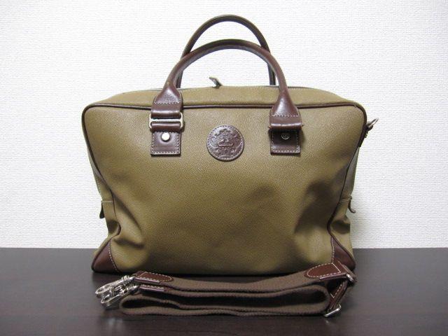 □オロビアンコ ショルダーバッグ/ビジネスバッグ/レザー・ベージュ☆定価68000円 < 男性ファッション □オロビアンコ ショルダーバッグ/ビジネスバッグ/レザー・ベージュ☆定価68000円 < 男性ファッションの