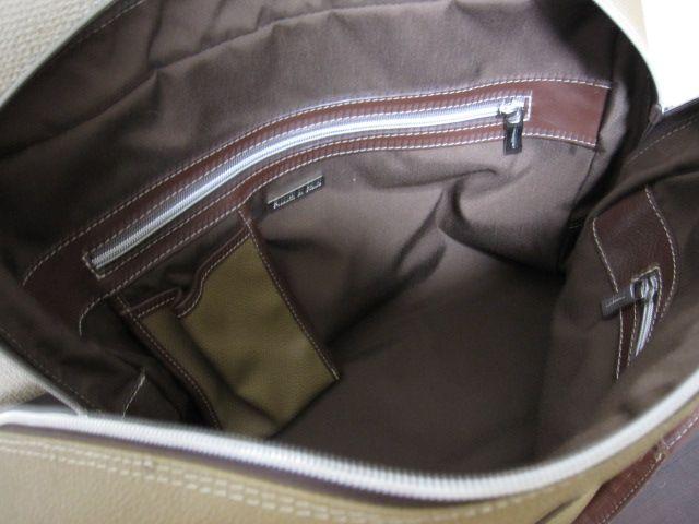 □オロビアンコ ショルダーバッグ/ビジネスバッグ/レザー・ベージュ☆定価68000円 < 男性ファッション □オロビアンコ ショルダーバッグ/ビジネスバッグ/レザー・ベージュ☆定価68000円 < 男性ファッションの