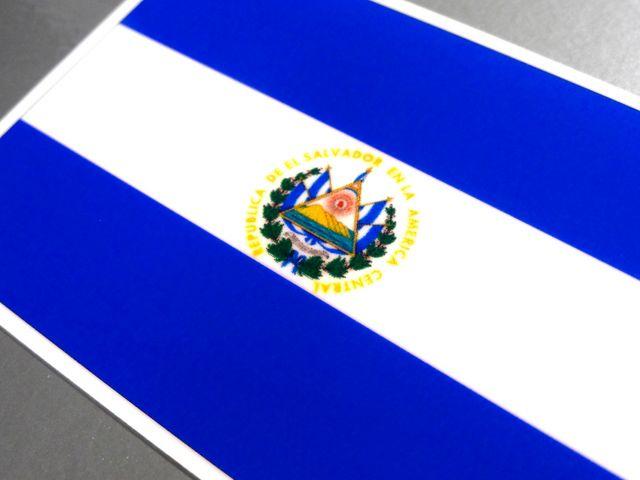 1■エルサルバドル国旗ステッカー1枚 シール ☆即買!■ < レジャー/スポーツ 1■エルサルバドル国旗ステッカー1枚 シール ☆即買!■ < レジャー/スポーツの