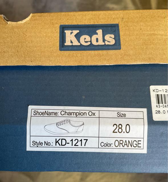 美品 Keds ケッズ Champion Ox チャンピオン オックスフォード orange オレンジ 28.0cm シップス < 男性ファッション  美品 Keds ケッズ Champion Ox チャンピオン オックスフォード orange オレンジ 28.0cm シップス < 男性ファッションの