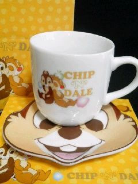 《New》Disney/チップ&デール★カップ&ソーサー セット<箱付> < インテリア/ライフ  《New》Disney/チップ&デール★カップ&ソーサー セット<箱付> < インテリア/ライフの