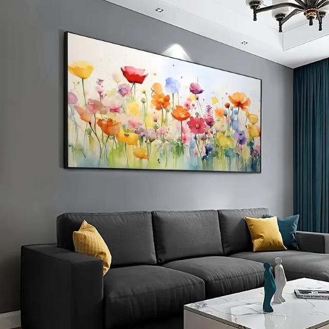 爆ヤス価格1190円★現代フローラルキャンバスウォールアートプリント、ファンタジーフラワーテーマ 50×100cm < インテリア/ライフ 爆ヤス価格1190円★現代フローラルキャンバスウォールアートプリント、ファンタジーフラワーテーマ 50×100cm < インテリア/ライフの