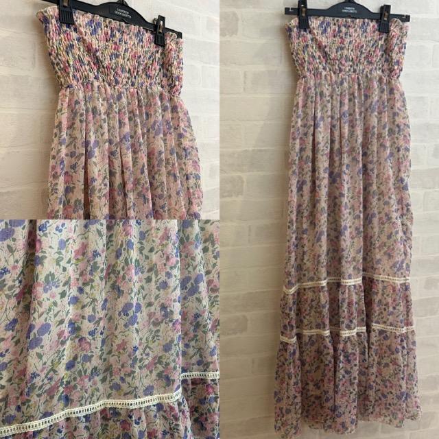 LagunaMoon★花柄ベアマキシワンピース★ < ブランド  LagunaMoon★花柄ベアマキシワンピース★  < ブランドの