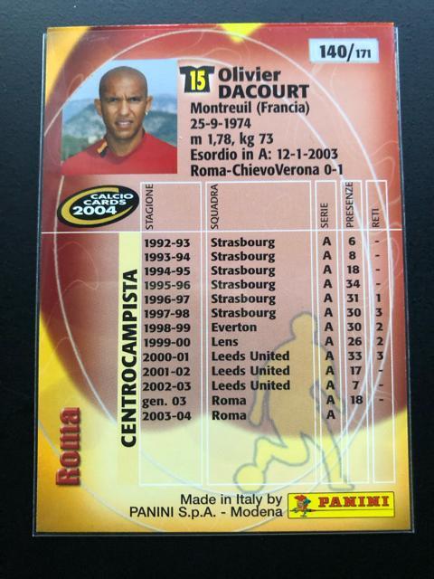 QOOScalcio PANINI/NO-PSOE|}EOlivierEDACOURT  g[fBOJ[h 