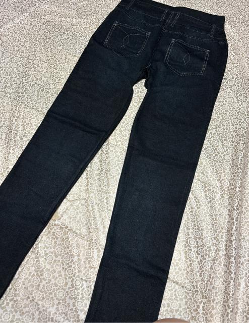 スキニー  レギンス  スパッツ キラキララインストーン付き デニム風プリント 大きいサイズ < 女性ファッション  スキニー  レギンス  スパッツ キラキララインストーン付き デニム風プリント 大きいサイズ < 女性ファッションの