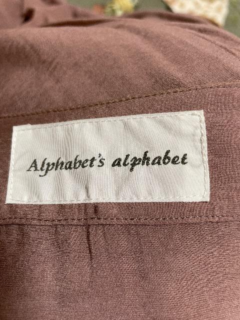 新品未使用:アルファベッツアルファベット:ロング丈コート < ブランド  新品未使用:アルファベッツアルファベット:ロング丈コート < ブランドの