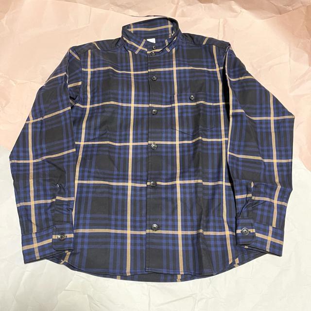 【TAKEO KIKUCHI】 ビッグタータンチェックスタンドカラーシャツ L 長袖シャツ ボタンダウン < ブランド 【TAKEO KIKUCHI】 ビッグタータンチェックスタンドカラーシャツ L 長袖シャツ ボタンダウン < ブランドの