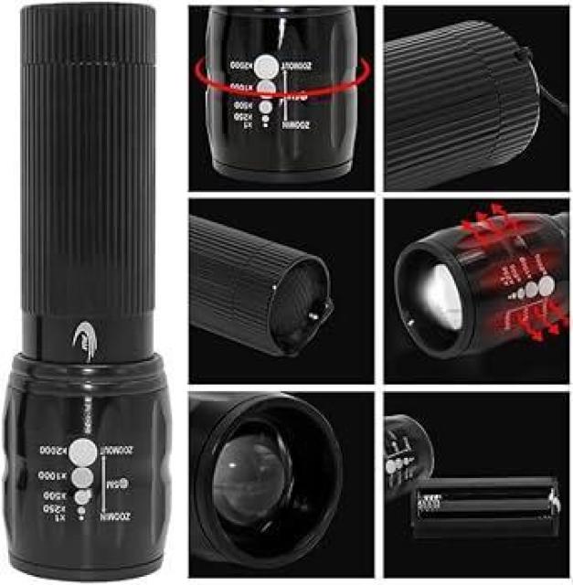 ハイ・ミドル・ストロボ 3モード♪防水 伸縮タイプ ズーム ストラップ付 LED ハンディライト 懐中電灯 < レジャー/スポーツ ハイ・ミドル・ストロボ 3モード♪防水 伸縮タイプ ズーム ストラップ付 LED ハンディライト 懐中電灯 < レジャー/スポーツの