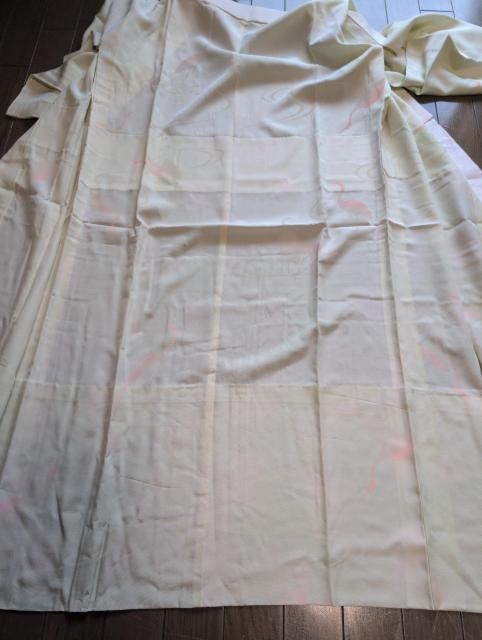 USED、長襦袢、単衣、極薄グリーンに柄 < 女性ファッション USED、長襦袢、単衣、極薄グリーンに柄 < 女性ファッションの