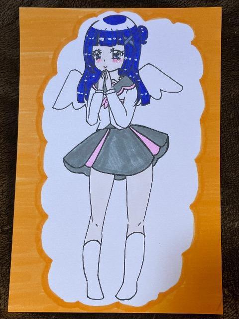 自作イラスト キミとアイドルプリキュア! 蒼風なな 制服 ハガキサイズB < アニメ/コミック/キャラクター 自作イラスト キミとアイドルプリキュア! 蒼風なな 制服 ハガキサイズB < アニメ/コミック/キャラクターの