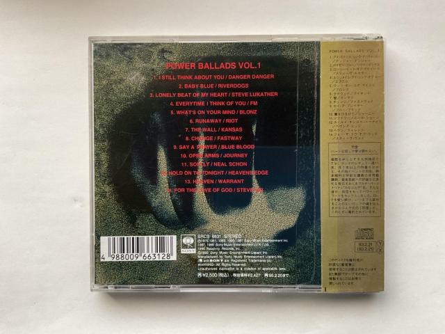 POWER BALLADS VOL.1 �p���[�o���[�h �I�ȁF�������� SRCS 6631 �I���j�o�X CD �� CD/DVD/�r�f�I�� 