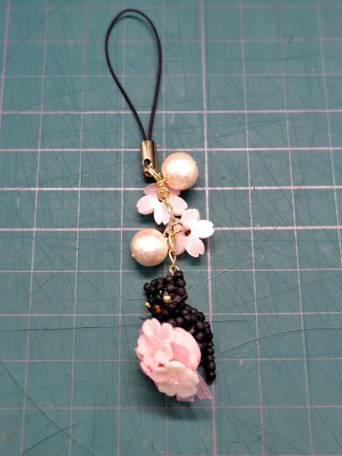 くろねこ桜じゃらじゃらストラップ < ペット/手芸/園芸 くろねこ桜じゃらじゃらストラップ < ペット/手芸/園芸の