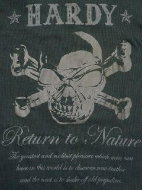 オラオラ.悪羅悪羅♪スタッズ&スカル発泡プリントテレコロンT < 男性ファッション オラオラ.悪羅悪羅♪スタッズ&スカル発泡プリントテレコロンT < 男性ファッションの