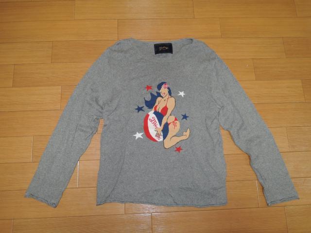 マーブルズ MARBLES 薄手 ニット カットソー 灰 M ガール TMT < ブランド  マーブルズ MARBLES 薄手 ニット カットソー 灰 M ガール TMT  < ブランドの