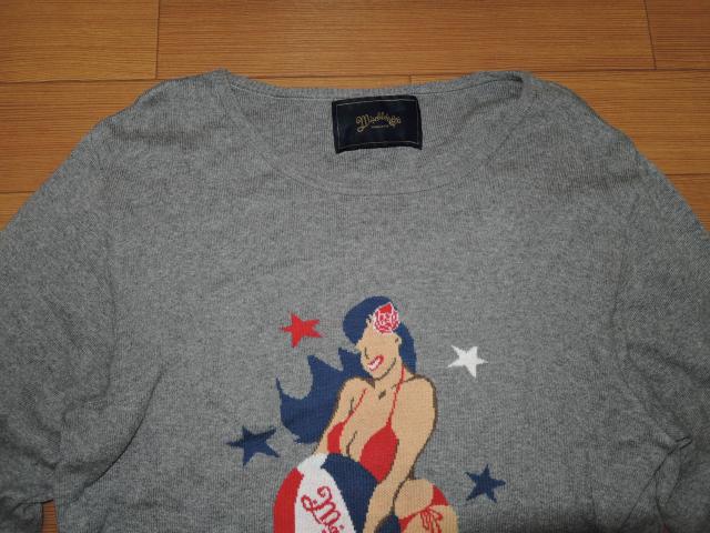 マーブルズ MARBLES 薄手 ニット カットソー 灰 M ガール TMT < ブランド  マーブルズ MARBLES 薄手 ニット カットソー 灰 M ガール TMT < ブランドの