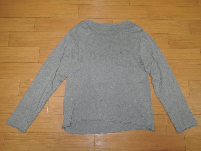 マーブルズ MARBLES 薄手 ニット カットソー 灰 M ガール TMT < ブランド  マーブルズ MARBLES 薄手 ニット カットソー 灰 M ガール TMT < ブランドの