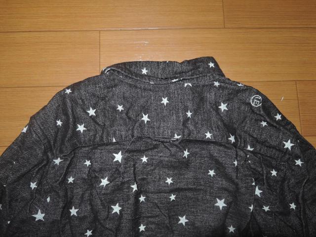 ユニフォームエクスペリメント★星柄ドットシャツ1黒SOPHNET. < ブランド  ユニフォームエクスペリメント★星柄ドットシャツ1黒SOPHNET. < ブランドの