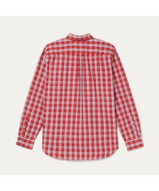 新品 AIGLE エーグル DFT オックスフォード チェックシャツ S 赤 長袖 < ブランド 新品 AIGLE エーグル DFT オックスフォード チェックシャツ S 赤 長袖 < ブランドの