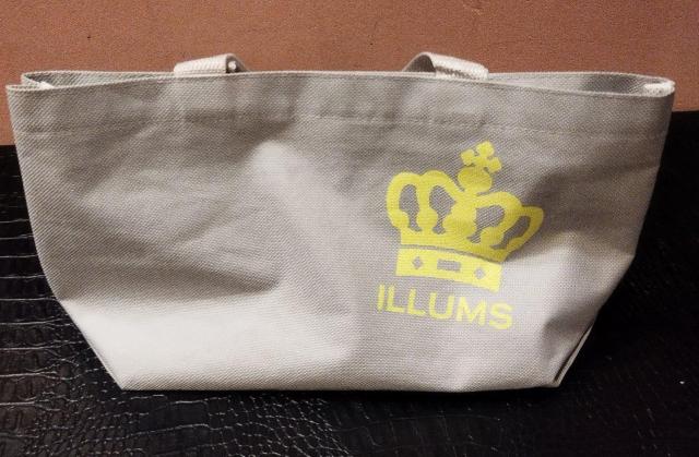 ILUMUS グレー ミニトートバッグ ミニエコバッグ < 女性ファッション  ILUMUS グレー ミニトートバッグ ミニエコバッグ < 女性ファッションの