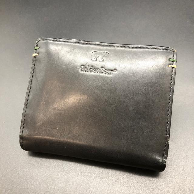 即決 Golden Bear ゴールデンベア 二つ折り財布 ブラック < 男性ファッション  即決 Golden Bear ゴールデンベア 二つ折り財布 ブラック  < 男性ファッションの