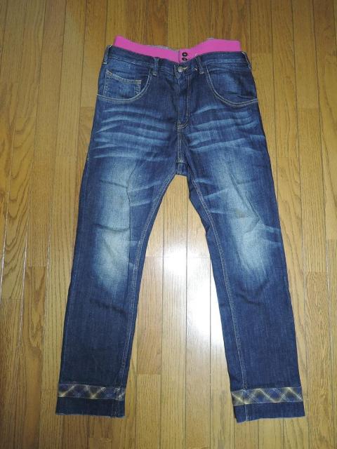 FRAPBOIS フラボア レイヤード デニム パンツ 2 インディゴ ストレッチ DENIM < ブランド  FRAPBOIS フラボア レイヤード デニム パンツ 2 インディゴ ストレッチ DENIM  < ブランドの