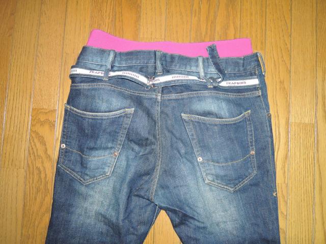 FRAPBOIS フラボア レイヤード デニム パンツ 2 インディゴ ストレッチ DENIM < ブランド  FRAPBOIS フラボア レイヤード デニム パンツ 2 インディゴ ストレッチ DENIM < ブランドの