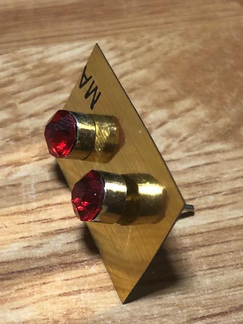 6ミリピアス。レッド。 < 男性アクセサリー/時計  6ミリピアス。レッド。 < 男性アクセサリー/時計の