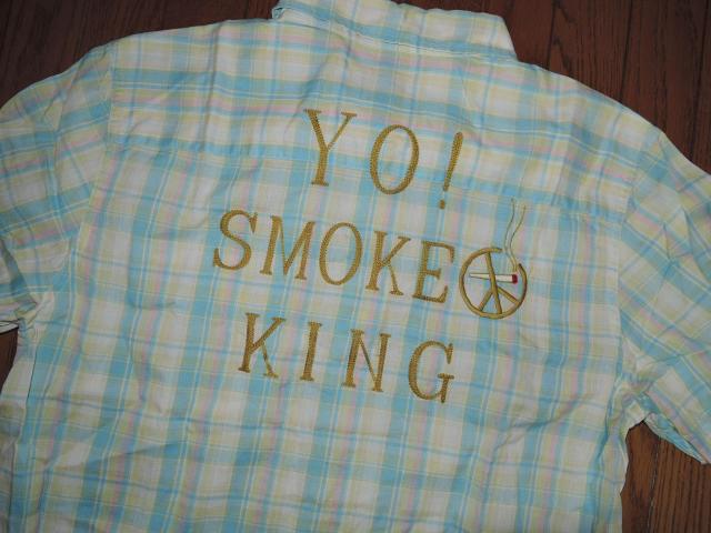 WACKO MARIA ワコマリア ワークシャツ M チェック柄 半袖シャツ チェーンステッチ 刺繍 < ブランド WACKO MARIA ワコマリア ワークシャツ M チェック柄 半袖シャツ チェーンステッチ 刺繍 < ブランドの