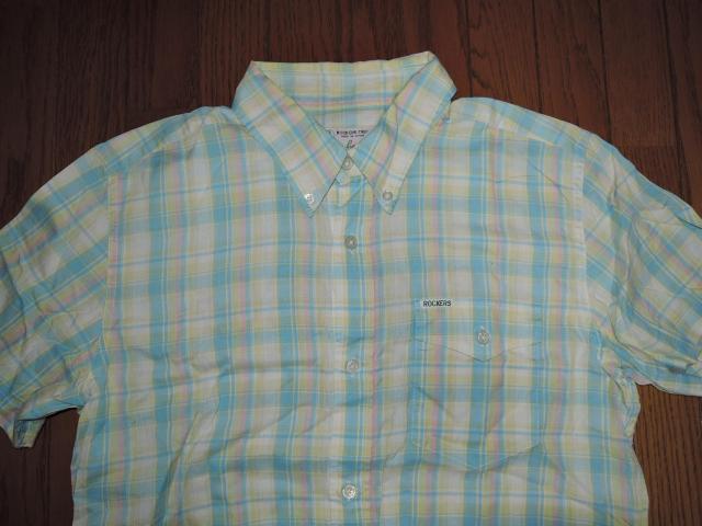 WACKO MARIA ワコマリア ワークシャツ M チェック柄 半袖シャツ チェーンステッチ 刺繍 < ブランド WACKO MARIA ワコマリア ワークシャツ M チェック柄 半袖シャツ チェーンステッチ 刺繍 < ブランドの