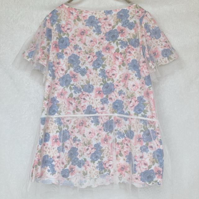 axes femme アクシーズ 花柄 チュールレース 花柄 半袖 カットソー N2m < ブランド axes femme アクシーズ 花柄 チュールレース 花柄 半袖 カットソー N2m < ブランドの