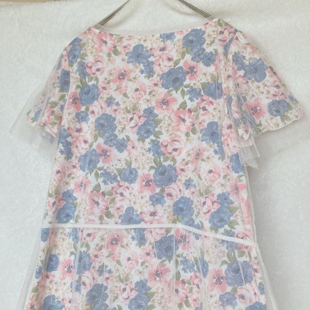 axes femme アクシーズ 花柄 チュールレース 花柄 半袖 カットソー N2m < ブランド axes femme アクシーズ 花柄 チュールレース 花柄 半袖 カットソー N2m < ブランドの