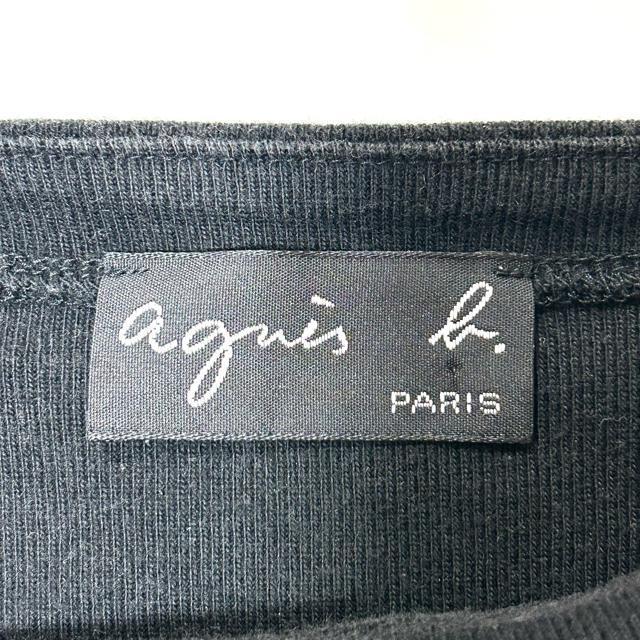 agnes b. アニエスベー ボートネック コットン ワンピース 36 < ブランド  agnes b. アニエスベー ボートネック コットン ワンピース 36 < ブランドの
