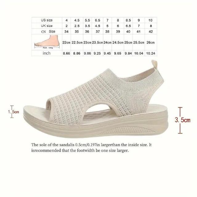 超お買い得2390円★ 新スタイル メッシュ スリッポン PUソール 快適で軽量 女性用ウォーキングサンダル ベージュ23.5cm < 女性ファッション  超お買い得2390円★ 新スタイル メッシュ スリッポン PUソール 快適で軽量 女性用ウォーキングサンダル ベージュ23.5cm < 女性ファッションの